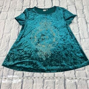 Velvet blouse girls size 16